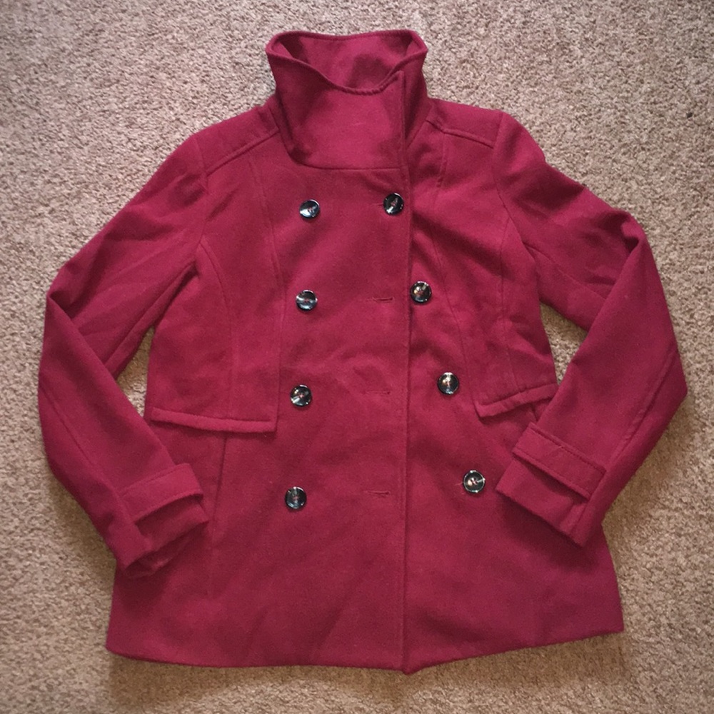 🚫SOLD🚫red trench coat❤️